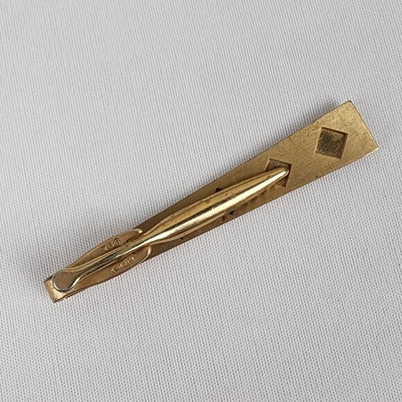 Vintage Hickok Gold Tone Tie Clip - Picture 3 of 5